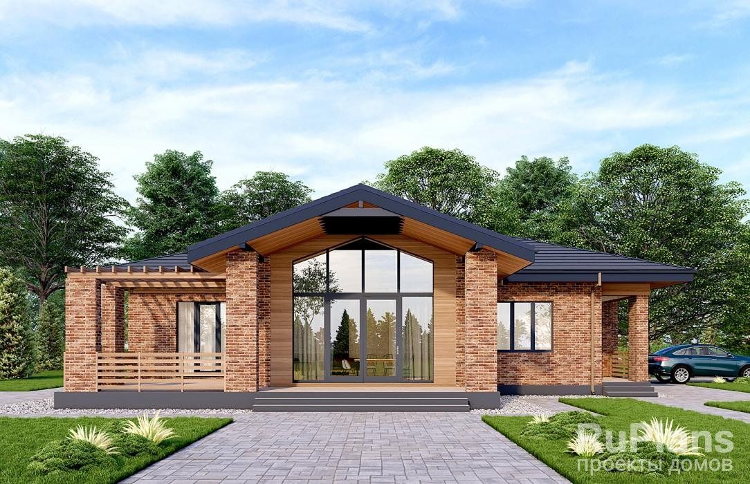 Современный коттедж в посёлке Луганская Усадьба